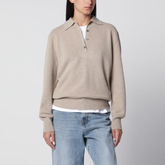 26FW 로에 폴로 티셔츠 819 23 302WO Beige