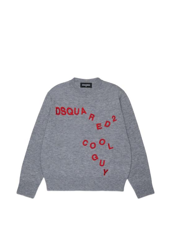 26FW [키즈] 디스퀘어드2 니트/스웻셔츠 DQ3401D0AFF DQ911 Grigio