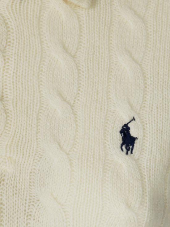 26FW 폴로 랄프로렌 케이블 폴로 니트 211972132001 AUTHENTICCREAM BEIGE - POLO RALPH LAUREN