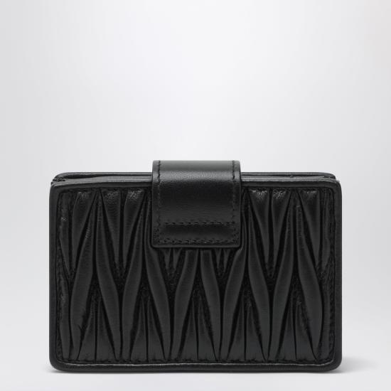 26SS 미우미우 명함지갑 5MC280AFPP Black - MIU MIU