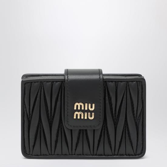 26SS 미우미우 명함지갑 5MC280AFPP Black