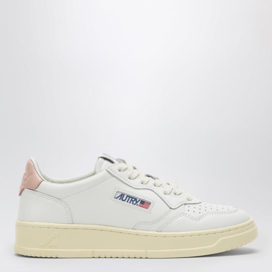 26FW 오트리 메달리스트 로우 레더 스니커즈 AULWLL16 White