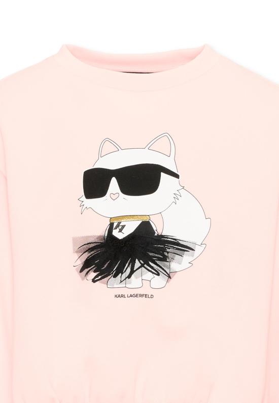 26FW [키즈] 칼라거펠트 니트/스웻셔츠 Z31318 471 PINK - KARL LAGERFELD