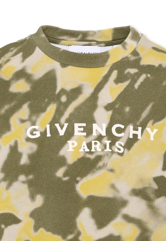 26FW [키즈] 지방시 니트/스웻셔츠 H31272 653 GREEN - GIVENCHY
