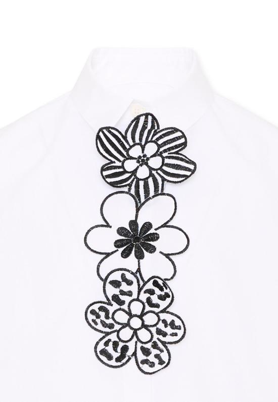 26FW [키즈] 시모네타 셔츠 SZ5A60 P0013 100 WHITE - SIMONETTA