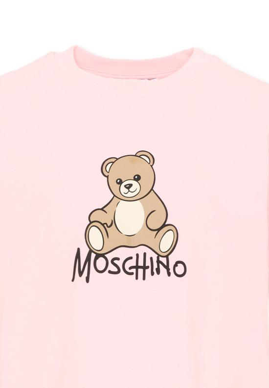 26FW [키즈] 모스키노 티셔츠 HNM05V LAA10 50209 PINK - MOSCHINO