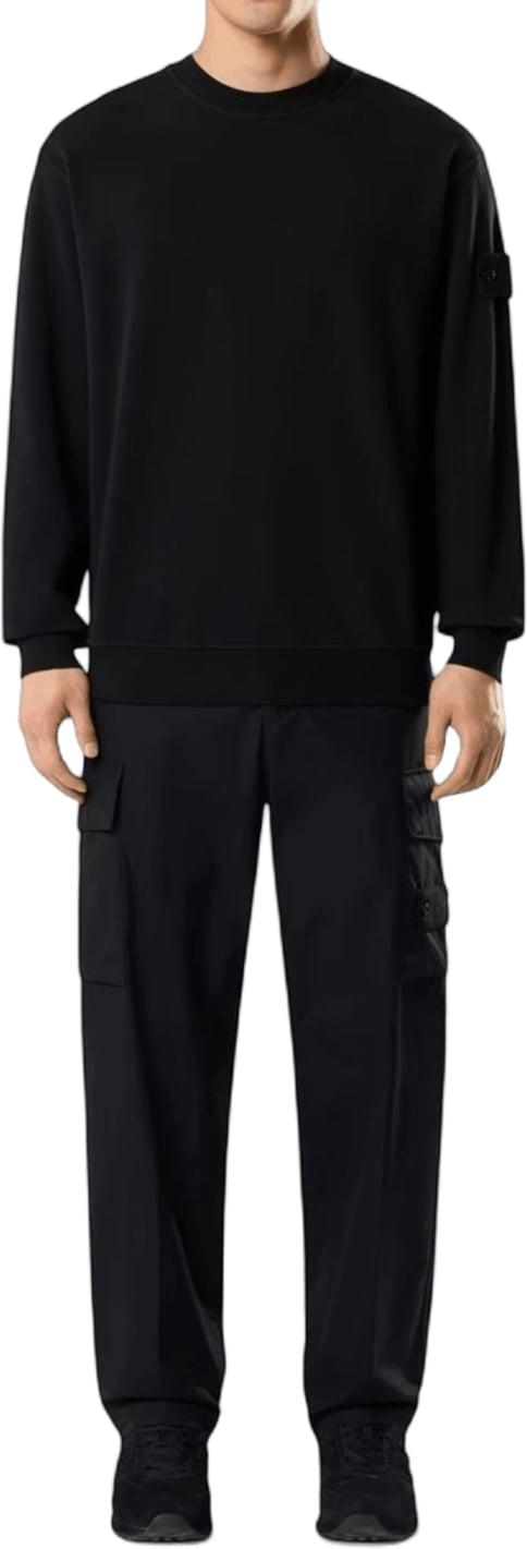 26FW 스톤 아일랜드 스웨터 STONEISLANDL2S156100069S0F53V0029ORGANICCOTTONSTRETCHFLEECEGHOSTSWEATERBLACK DONKERGREY - STONE ISLAND