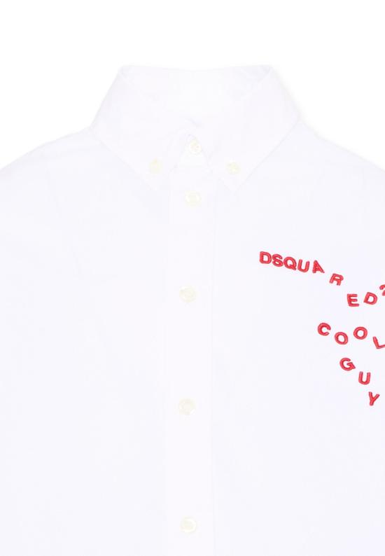 26FW [키즈] 디스퀘어드2 탑 DQ3403 D0AJ0 DQ100 WHITE - DSQUARED2