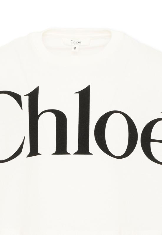 26FW [키즈] 끌로에 티셔츠 C21305 117 IVORY - CHLOE