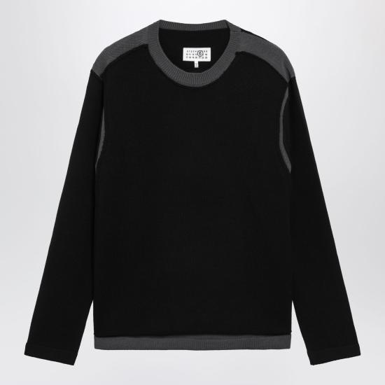 26FW MM6 메종마르지엘라 긴팔 티셔츠 SH0HL0047M13280 Black