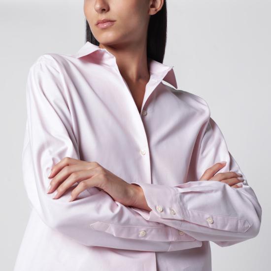 26FW 로에 셔츠 412 19 099CO Pink - ROHE