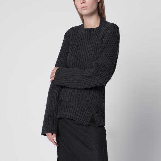 26FW 빅토리아 베컴 긴팔 티셔츠 1326KJU007314AWO Brown