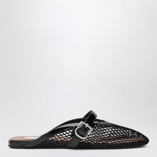 26FW 알라이아 뮬/슬리퍼 AA3A1035A028NY Black