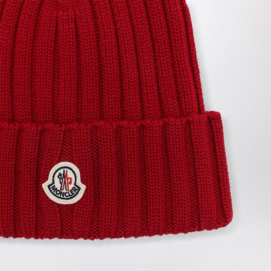 26FW 몽클레어 울 비니 3B00036A9327 Burgundy - MONCLER