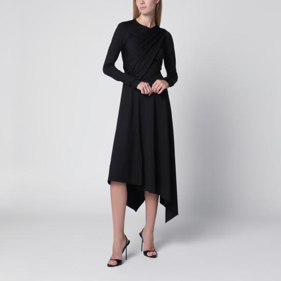26FW 빅토리아 베컴 롱 원피스 1326JDR007340APL Black