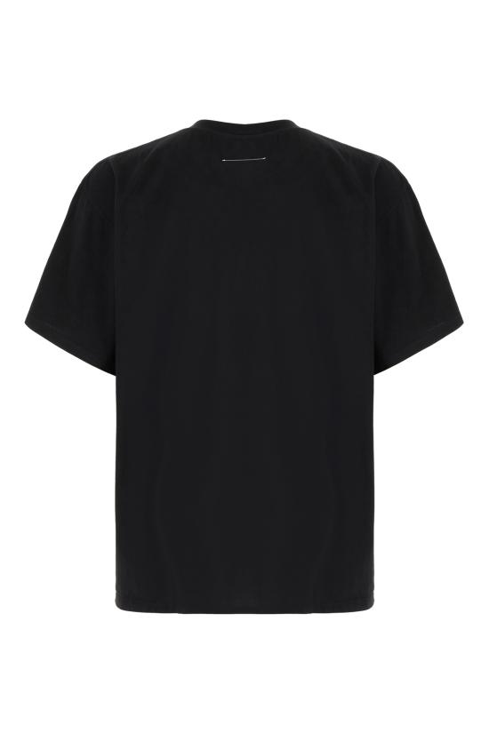 26FW MM6 메종마르지엘라 반팔 티셔츠 SH0GC0077M20258 900 BLACK - MM6 MAISON MARGIELA