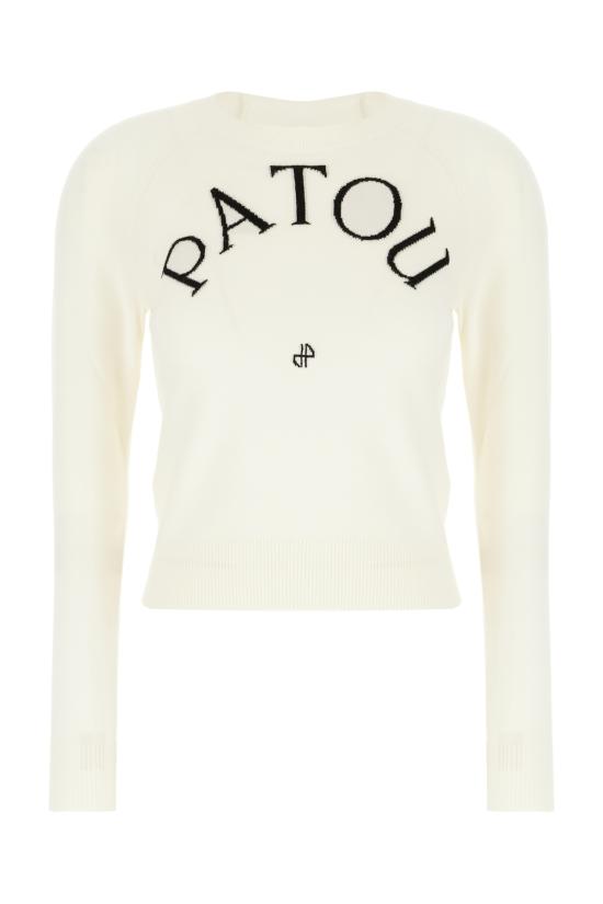 26FW 파투 스웨터 KN1108080 001W WHITE