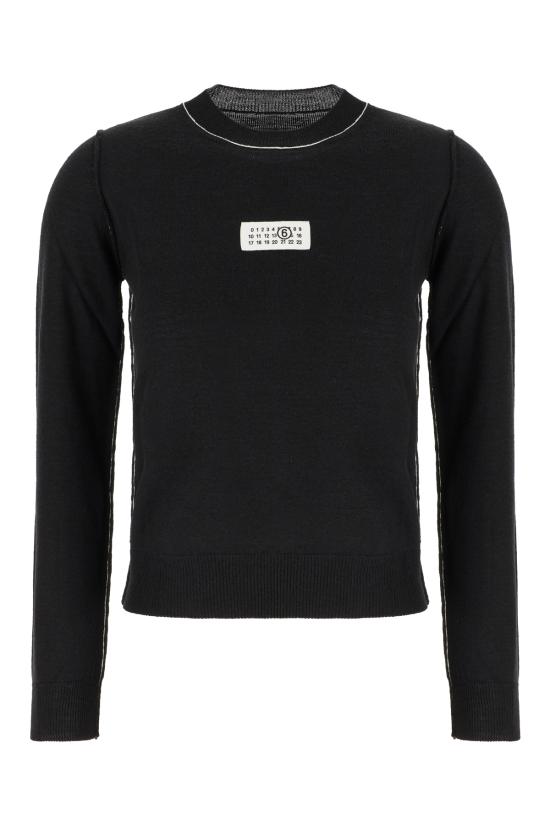 26FW MM6 메종마르지엘라 스웨터 S52HL0066M13037 900 BLACK