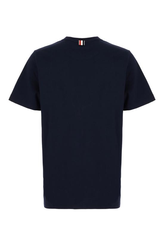 26FW 톰브라운 반팔 티셔츠 MJT581AJ0276 415 NAVY - THOM BROWNE