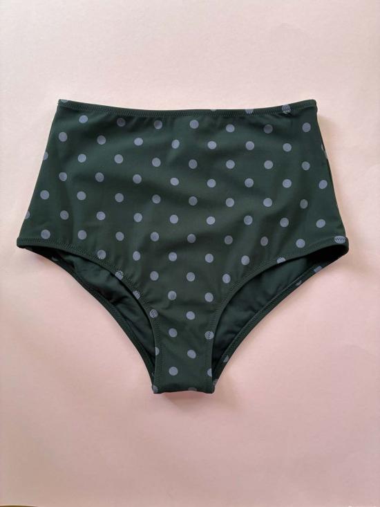  Pale Swimwear 비키니 수영복 Isaura 하이웨이스트 비키니 하의 도트 무늬 - OTHER BRANDS