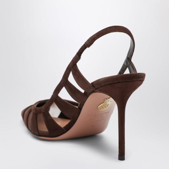 26FW 아쿠아주라 힐/펌프스 SEEMIDP0SFE Brown - AQUAZZURA