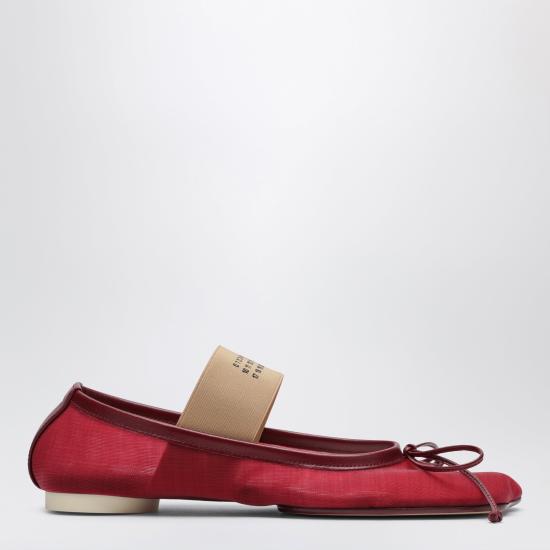 26FW MM6 메종마르지엘라 플랫 슈즈 S59WZ0101P7138 Red