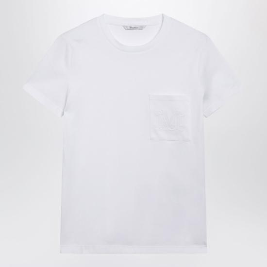26FW 막스마라 반팔 티셔츠 PAPAIACO White