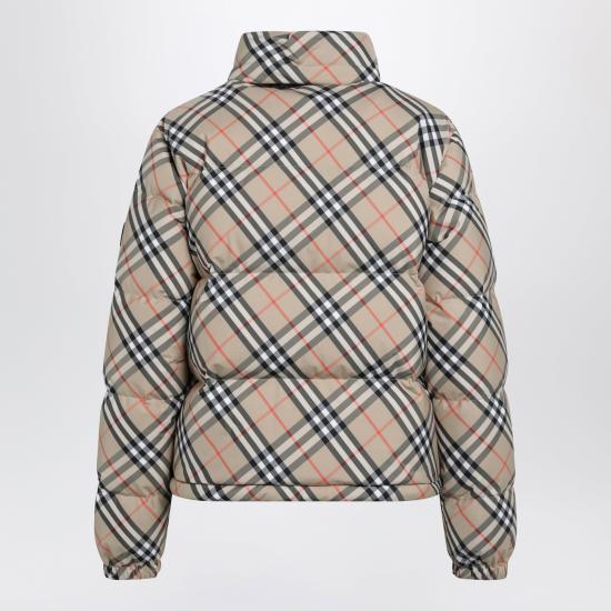 26FW 버버리 체크 다운 패딩 8110249168455 Beige - BURBERRY