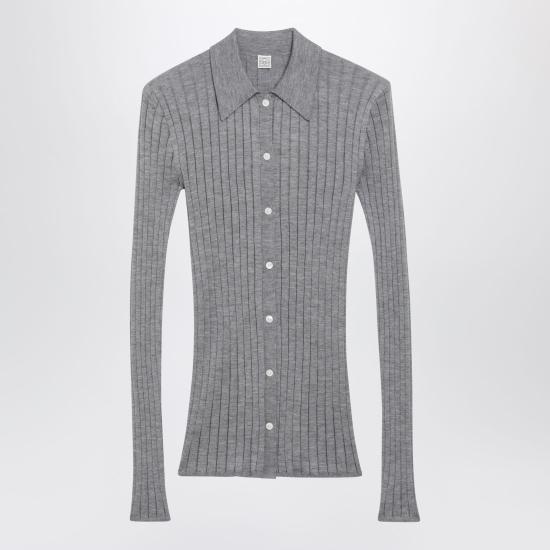 26FW 토템 슬림 리브 셔츠 슬림 리브 셔츠 263 WRT0836YA0293 Grey