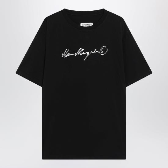 26FW MM6 메종마르지엘라 반팔 티셔츠 SH0GC0077M20258 Black