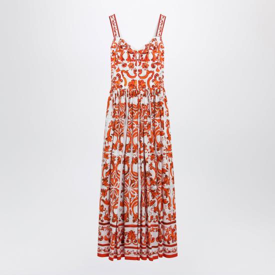 26FW 돌체앤가바나 롱 원피스 F6TTHTGDDRL Orange