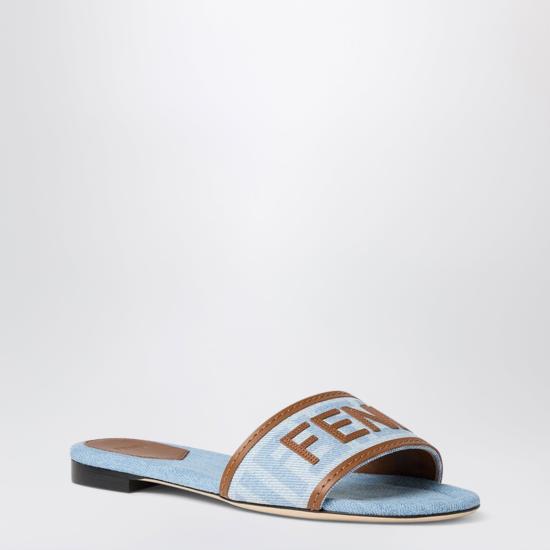 26FW 펜디 뮬/슬리퍼 8R8092AY2Z Light blue - FENDI