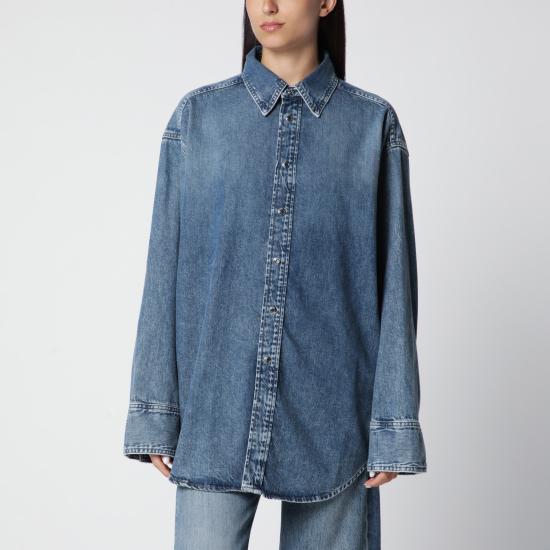 26FW 하이쿠레 데님 셔츠 HEW06106DF188DE Blue