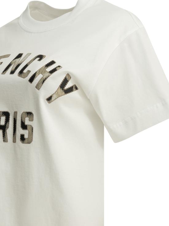 26FW 지방시 반팔 티셔츠 BW70G83YV2100 White - GIVENCHY