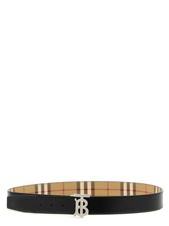 26FW 버버리 가죽 벨트 8122297ARCHIVEBEIGESILVER - BURBERRY