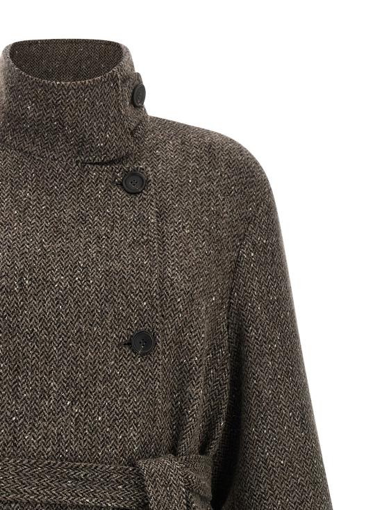 26FW 브루넬로 쿠치넬리 코트 MG5669766C004 Brown - BRUNELLO CUCINELLI