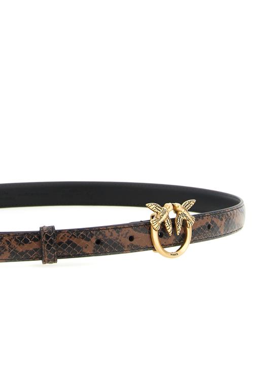 26FW 핑코 레귤러 벨트 100143A3E5M16Q Brown - PINKO