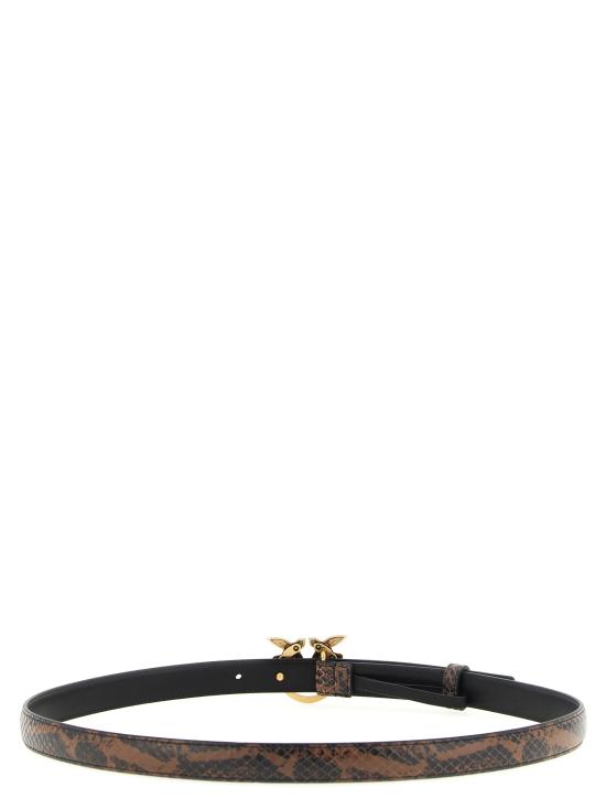 26FW 핑코 레귤러 벨트 100143A3E5M16Q Brown - PINKO