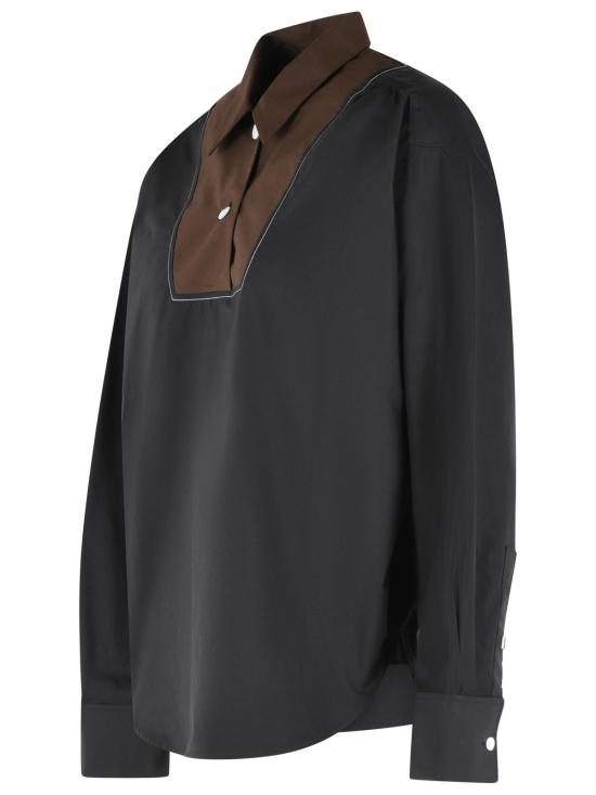 26FW 마르니 셔츠 TTMA0460J1 UTCY65Z00N99 Black - MARNI