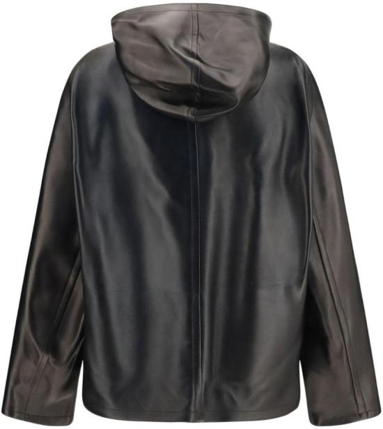 26FW 케이트 베일리 레더 집업 자켓 62421012200 BLACK - KHAITE