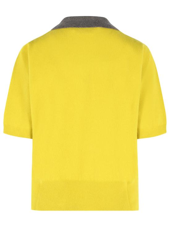 26FW 마르니 폴로 티셔츠 POMD0068EQ UFX331MXV42 Yellow - MARNI