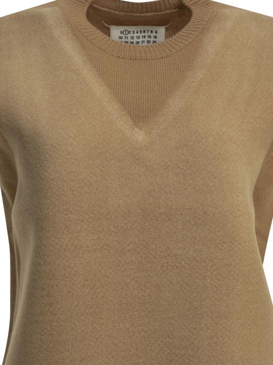 26FW 마르지엘라 스웨터 S51FB0086M13304131F Beige - MAISON MARGIELA