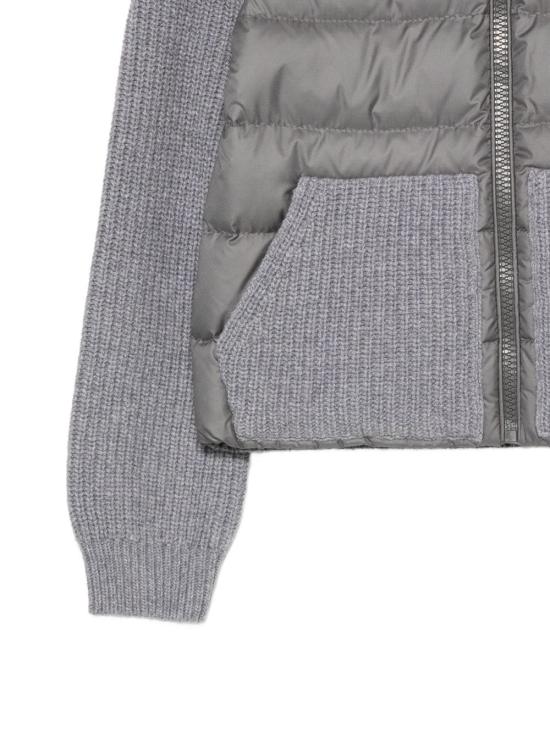 26FW [키즈] 몽클레어 가디건 9B00014 M4281988 Grigio - MONCLER