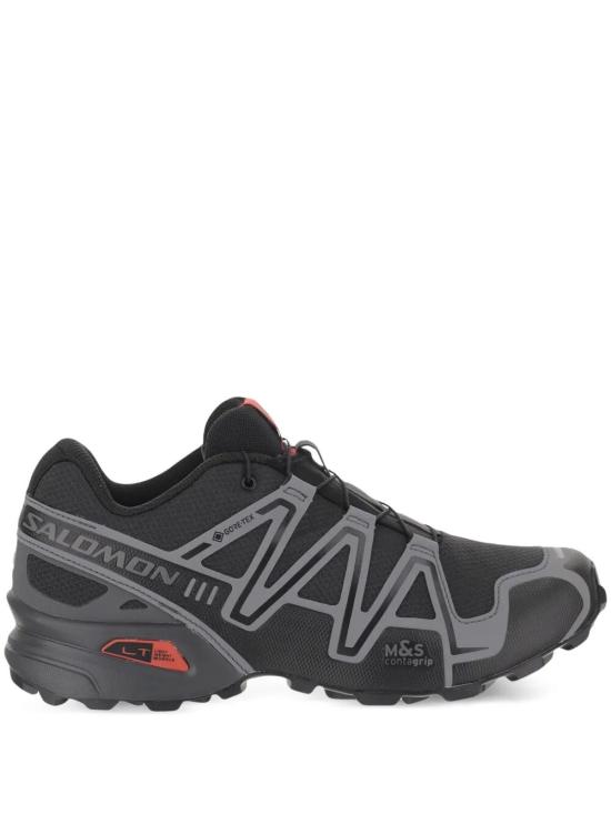 26FW 살로몬 스피드크로스 3 고어텍스 스니커즈 L47731700 099 BLACK ASPHALT FLAME SCARLET