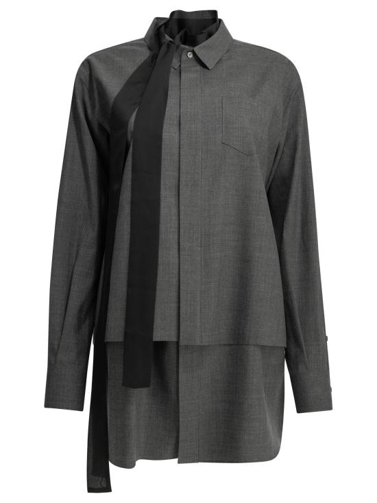 26FW 사카이 미디 원피스 26 08566301 Grey