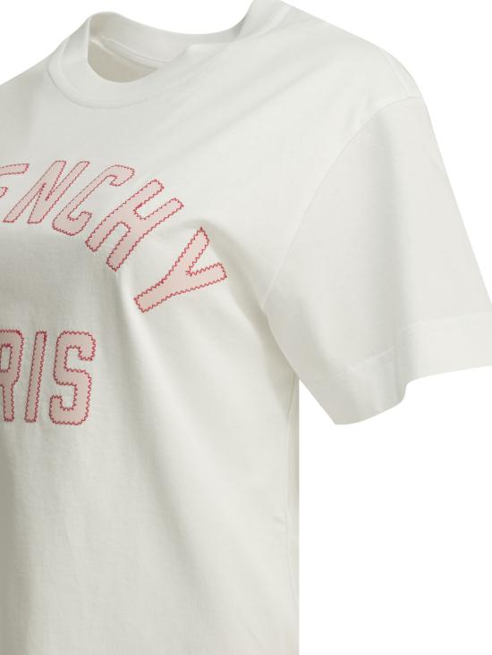 26FW 지방시 반팔 티셔츠 BW70G83YRS100 White - GIVENCHY