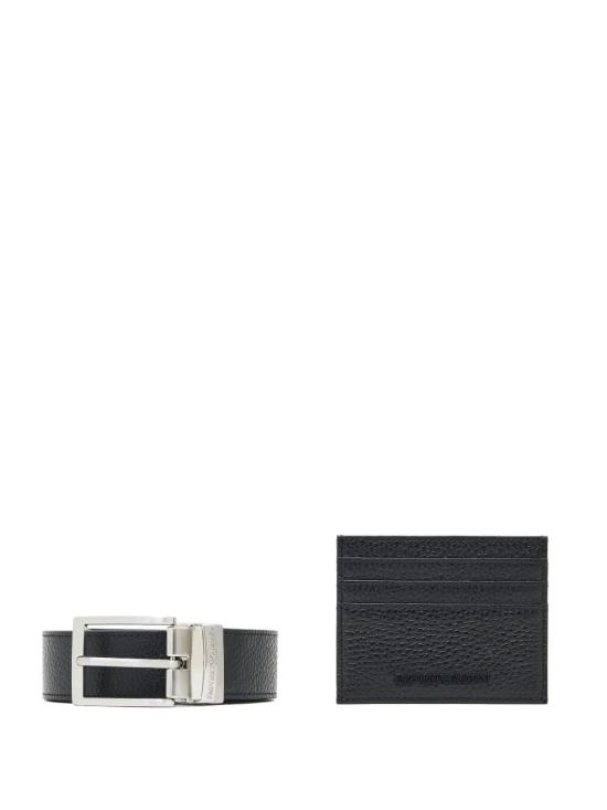 26FW 엠포리오 아르마니 가죽 벨트 EM002772 AF13396 UC001 BLACK BEAUTY