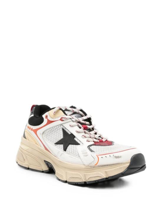 26FW 골든구스 스니커즈 GMF00724 F008465 12485 12485 WHITE DARK GREY YELLOW RED - GOLDEN GOOSE