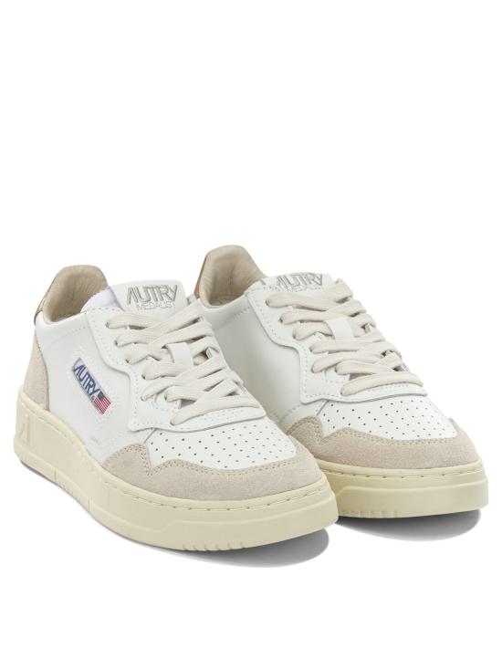 26FW 오트리 메달리스트 로우 레더 스니커즈 AULWLS16 White - AUTRY