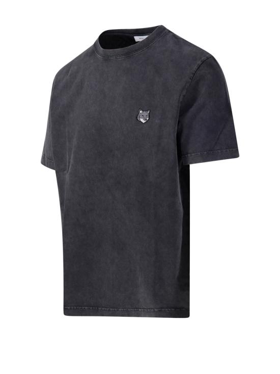 26FW 메종키츠네 반팔 티셔츠 PM00108KJBIT7 0519 BLACK FADED - MAISON KITSUNE